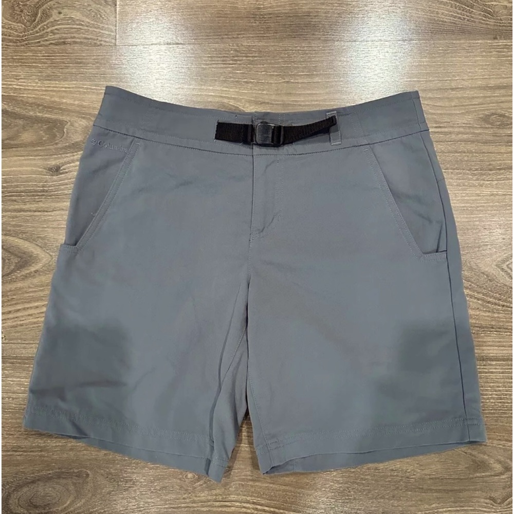 Columbia Women's Titanium Nylon Gray Hiking Shorts Sz 6